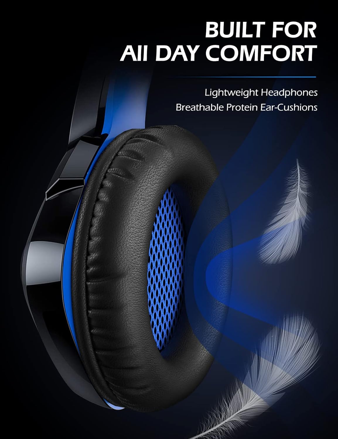 ZIUMIER Z66 Gaming Headset, Wired, Over-Ear, Noise Cancelling Mic, RGB Light, Stereo Surround Sound, Compatible with PS4, PS5, Xbox One, Laptop (Green)