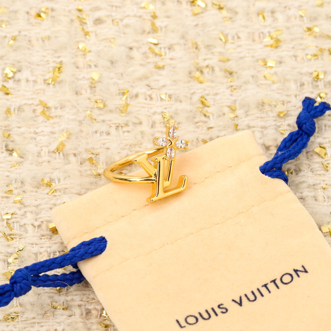 Louis Vuitton Flower Diamond Ring