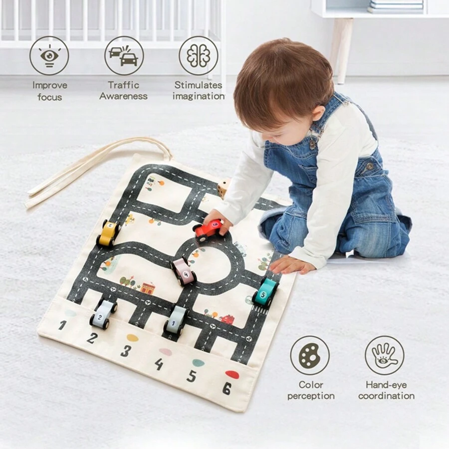 🔥On Sale🔥Travel Car Play Mat For Toddlers