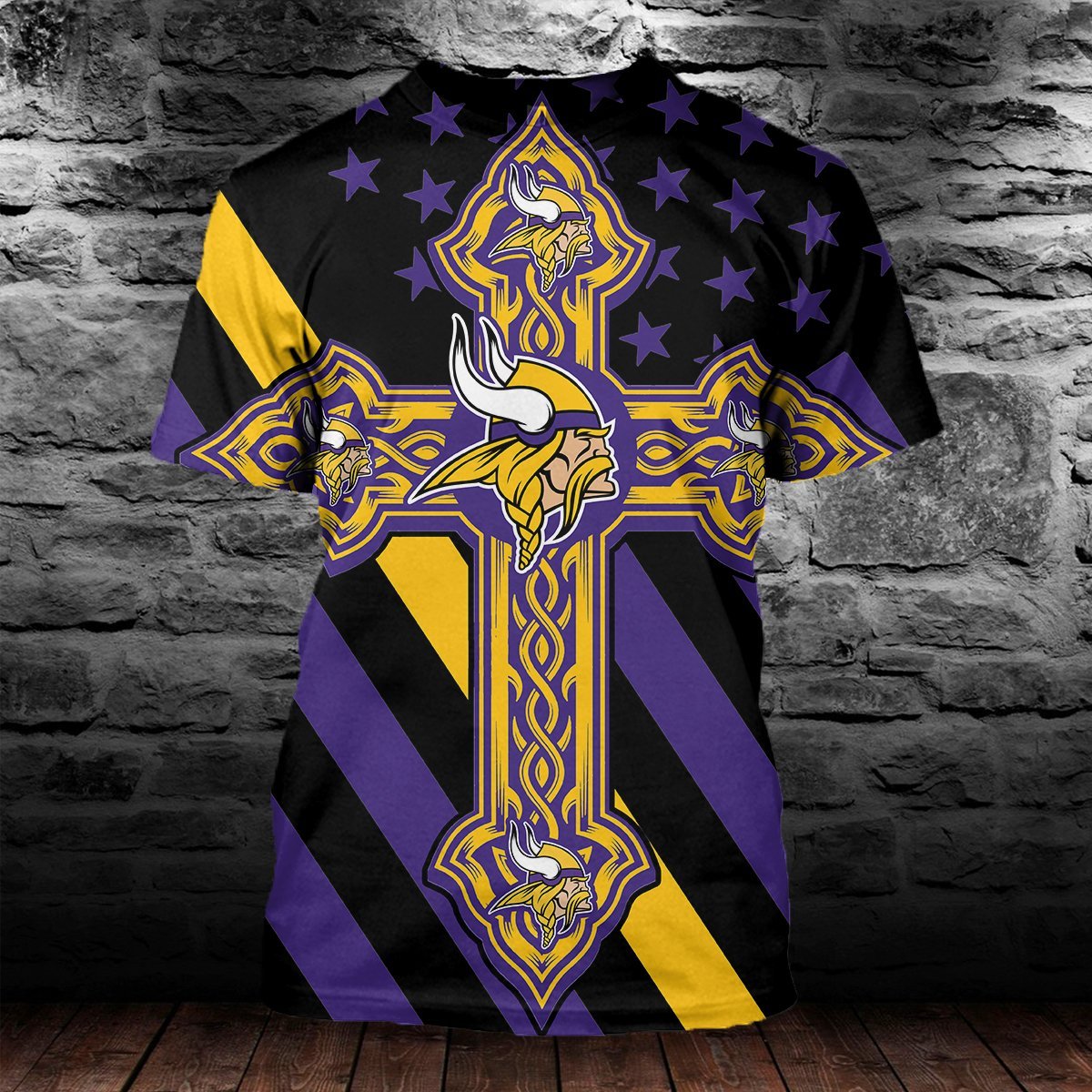 VIKINGS 3D HOODIE GOD