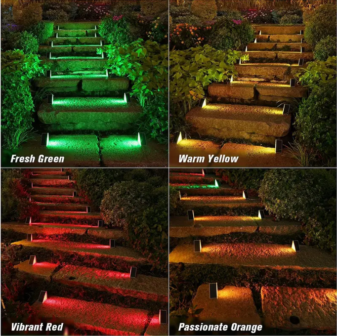 Solar anti-theft staircase light