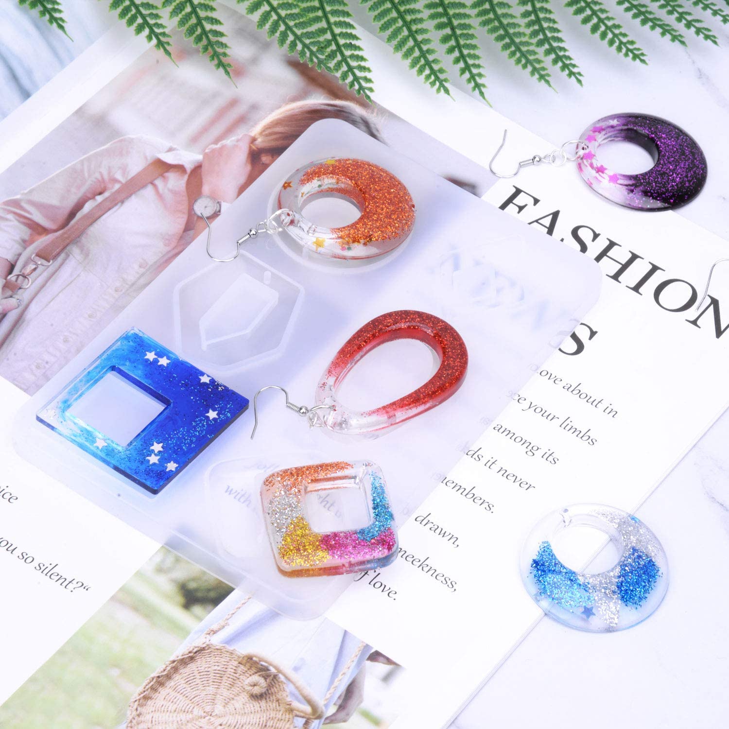 DIY Crystal Glue Jewelry -- One Suit Can Make All Products!
