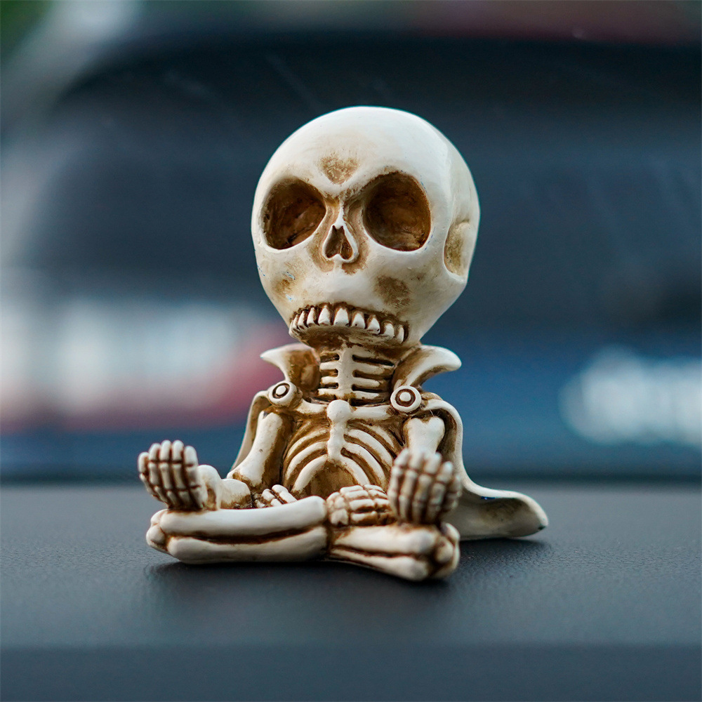 (🔥Last Day Promotion-SAVE 60% OFF)💀EVIL SKULL TRIO STATUE(A SET OF 3PCS)-WITH AIR FRESHENER-BUY 2 GET 10% OFF & FREE SHIPPING