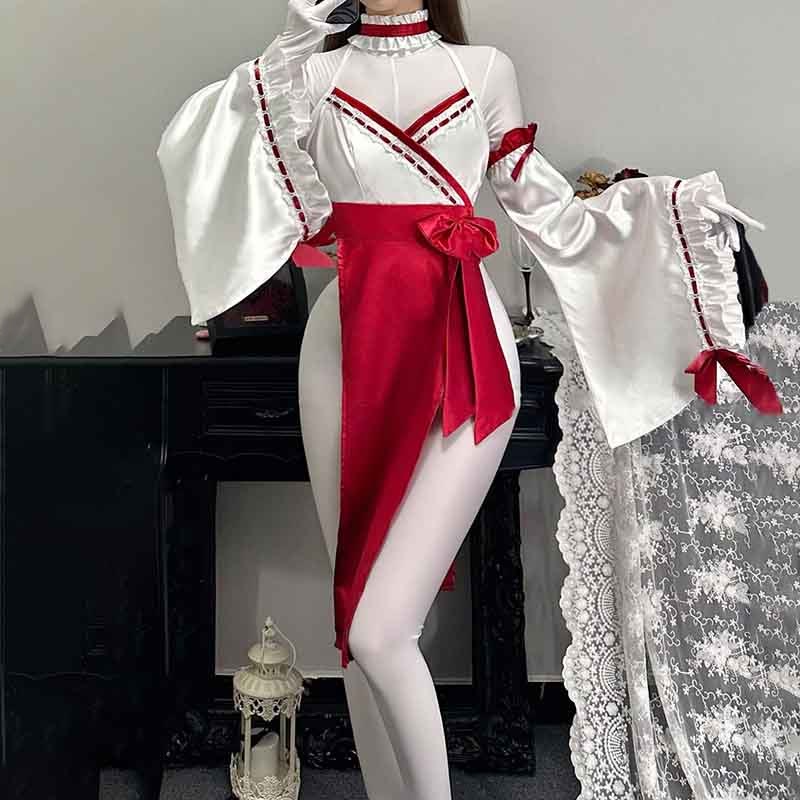 Miko Backless Split Lingerie Dress