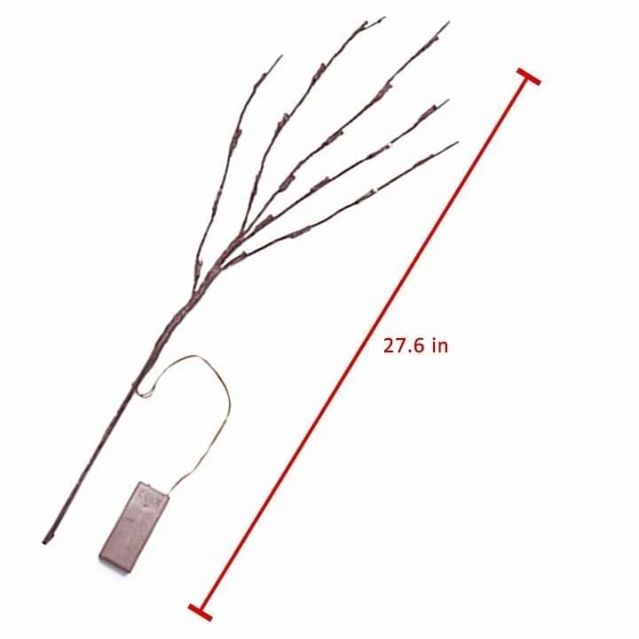 LED Lighted Artificial Branch for Home Decoration