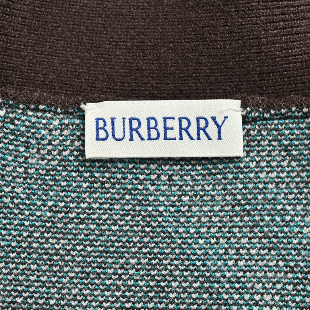 Burberry 24Fw Twill Check Knit Cardigan