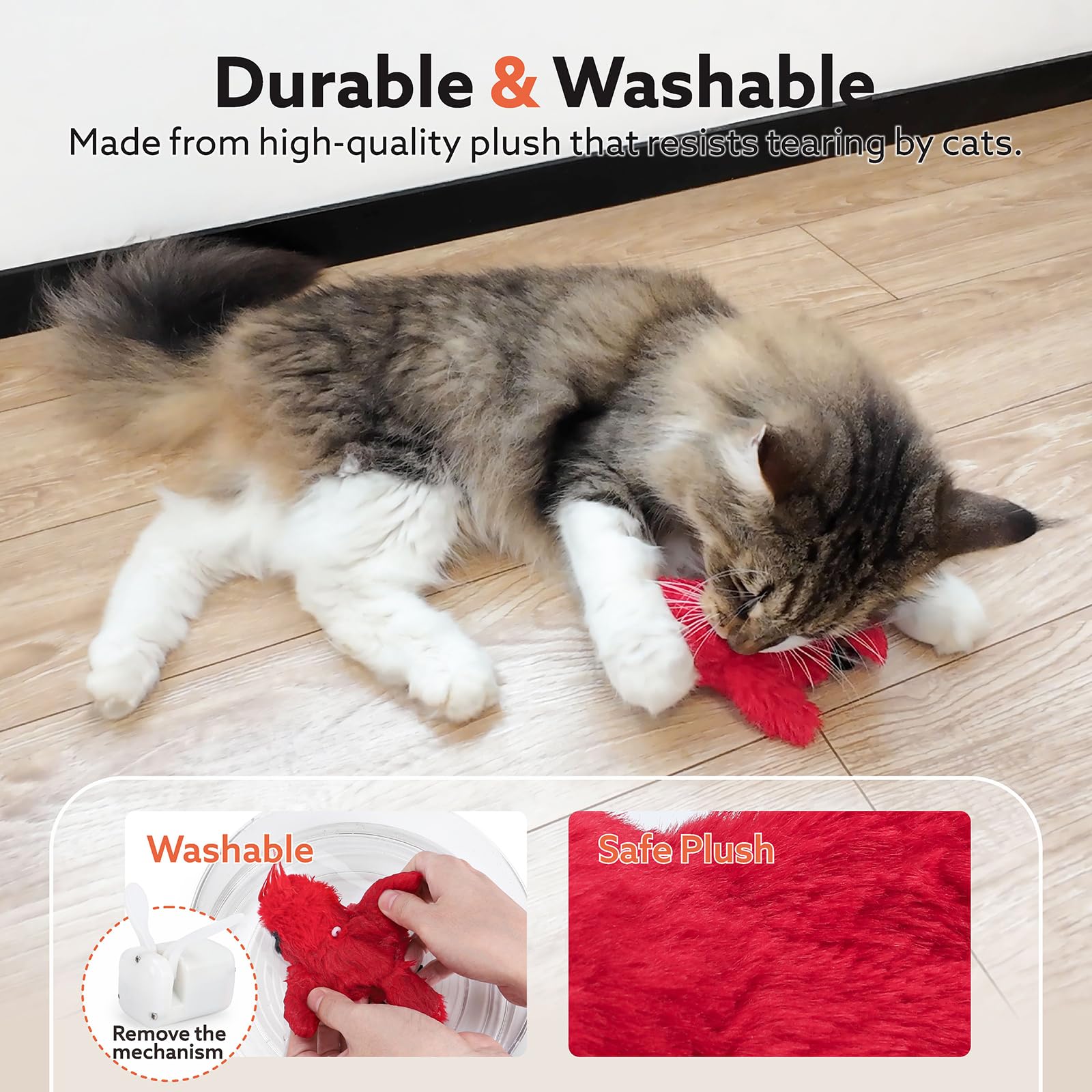 Christmas Sale🔥USB Rechargeable Cardinal Cat Toys With Lifelike Bird Chirp