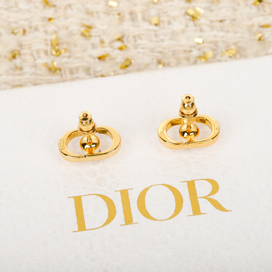 Dior CD Pearl Earrings