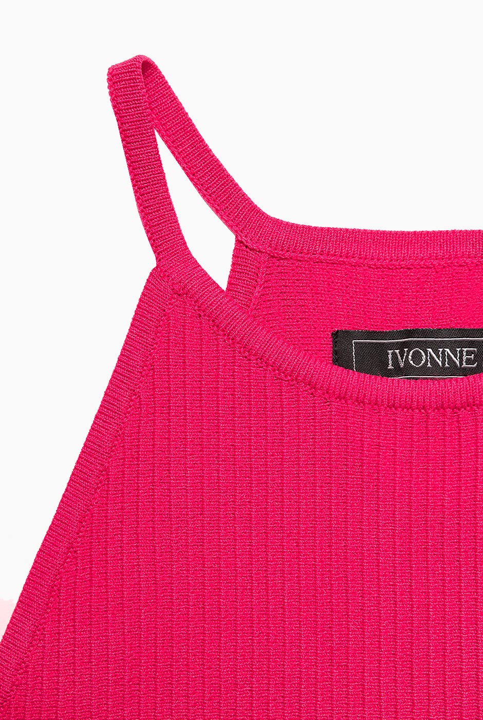 Slim Top Halter Rib