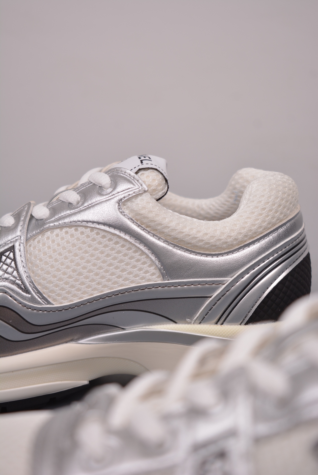 Chanel Cruise Logo Casual Low Silver