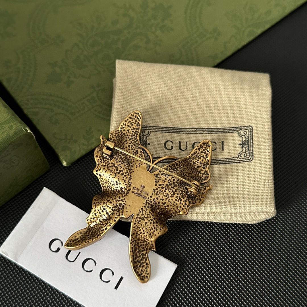 Gucci Butterfly Vintage Brooch