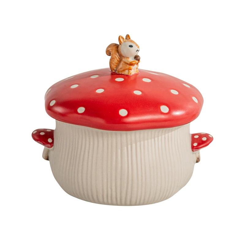 🔥Buy More Save More🔥Ceramic Red Mushroom Tableware