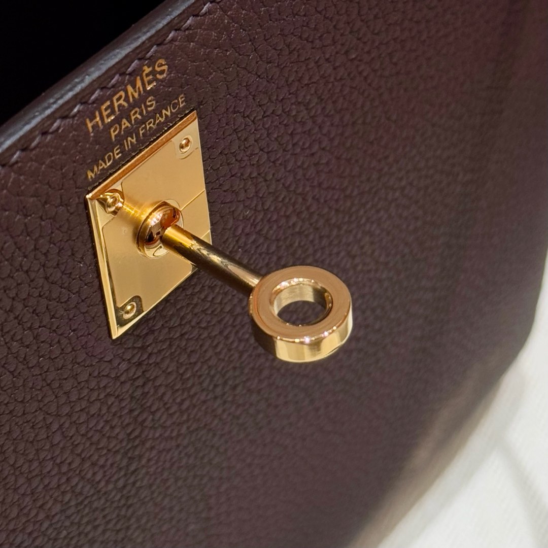 Hermes Kelly 0GRouge seller handbag (handmade custom)