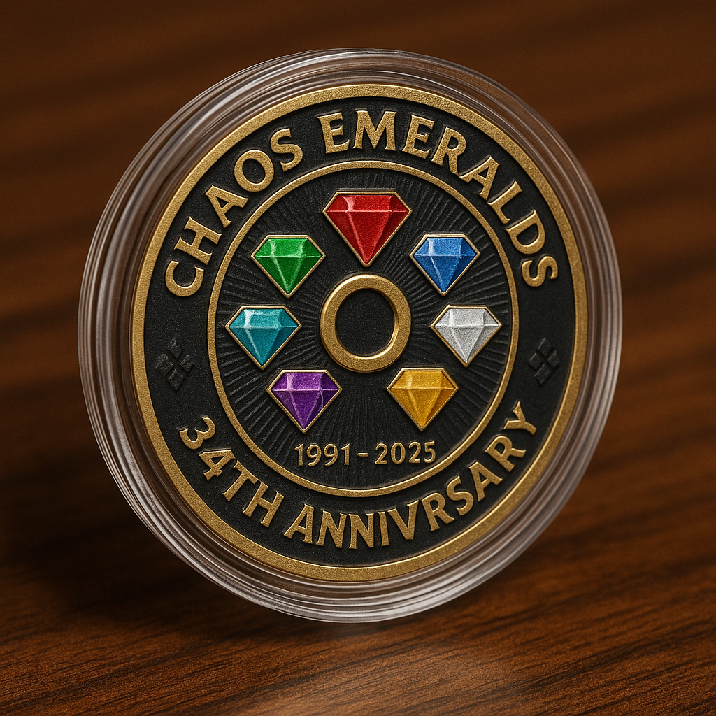 Sonic 34th Anniversary Commemorative Coin