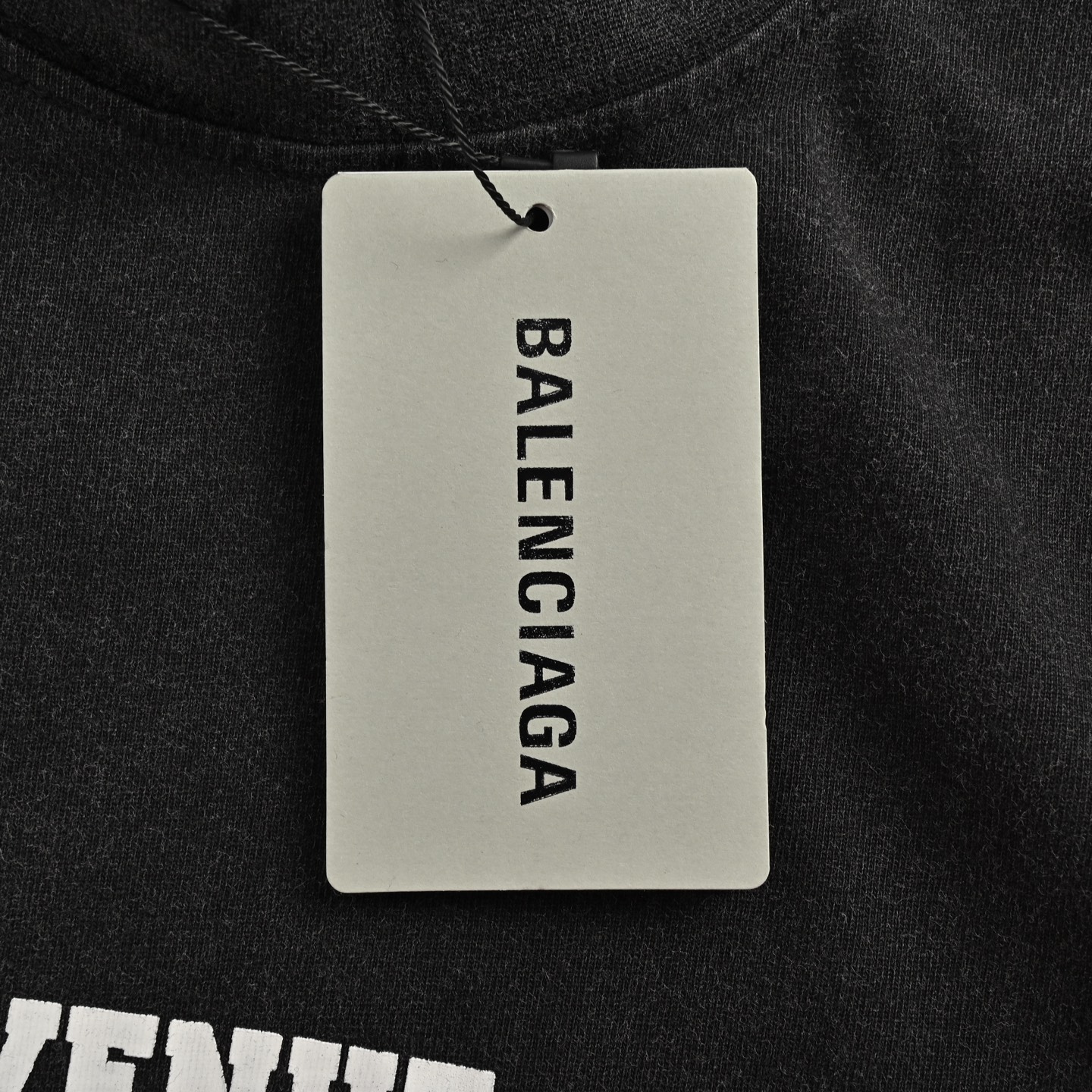 Balenciaga 24ss patch embroidered letter short sleeve