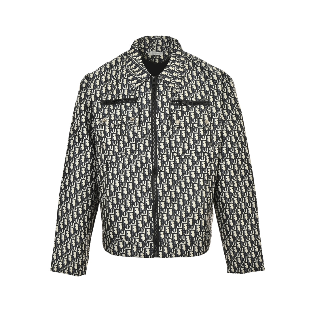 Dior 24Fw all-over print monogram jacket
