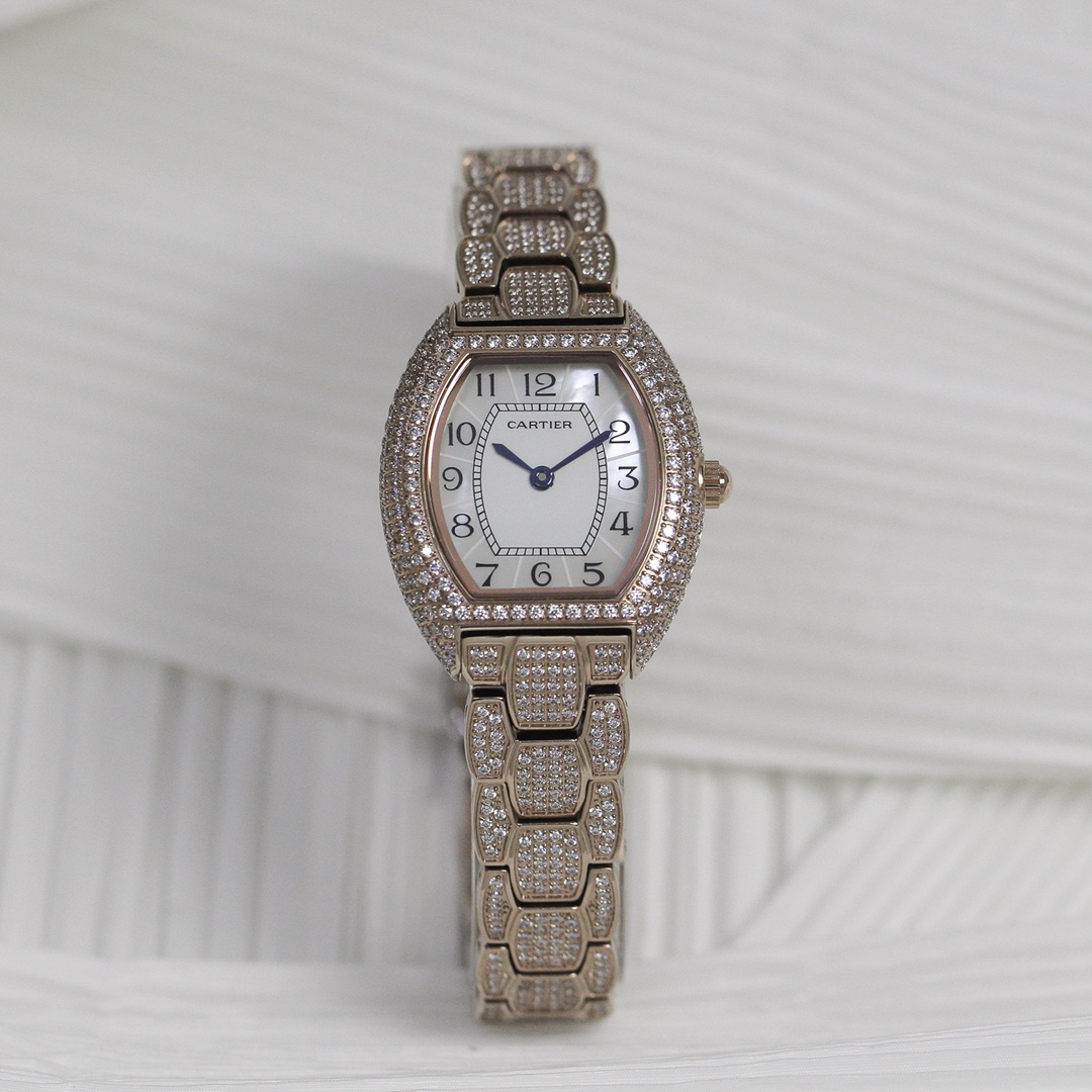 Cartier Gypsophila - Mini lady tonneau watch