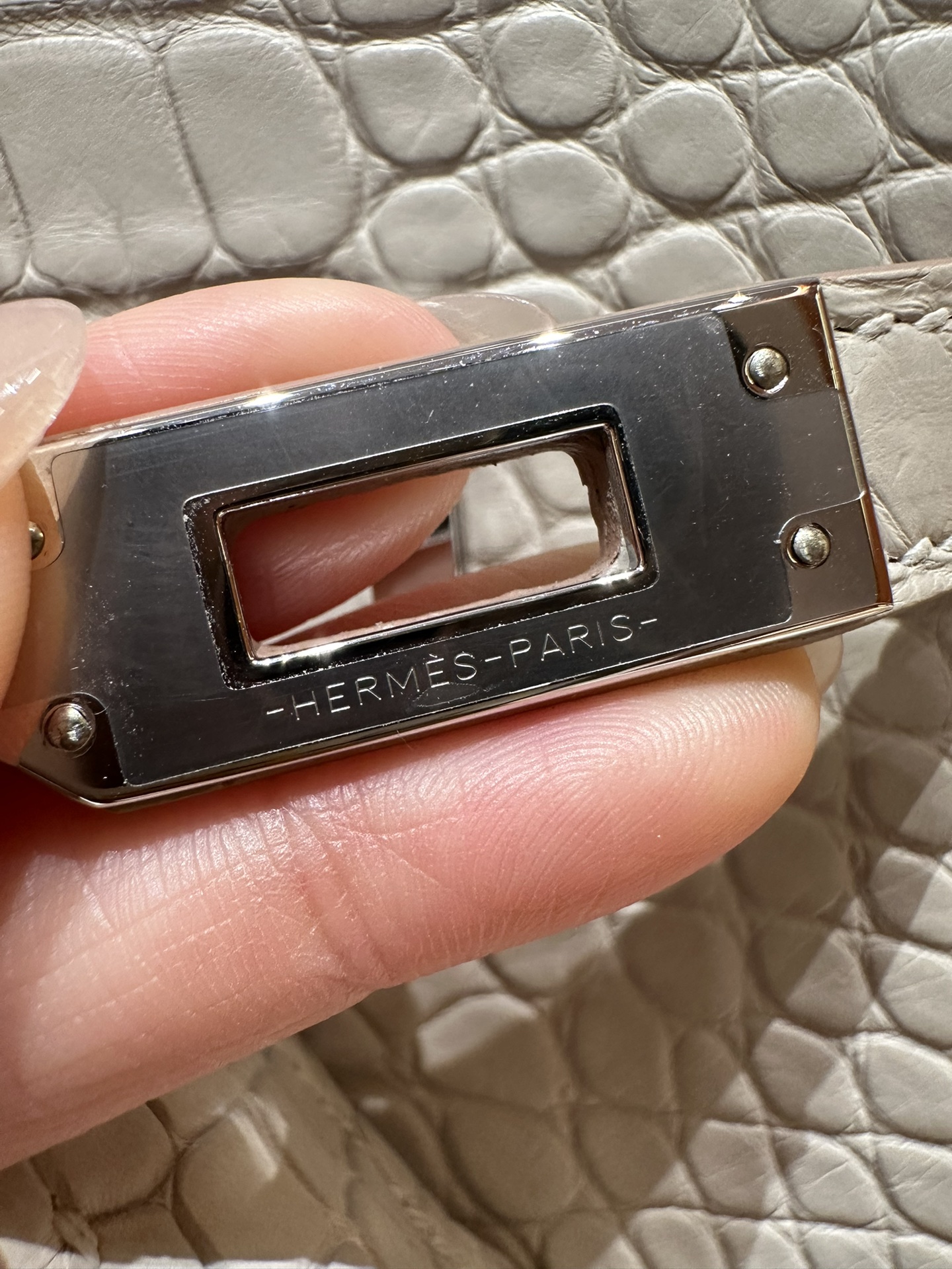 Hermes Birkin 8L Beton Handbag (Handmade to Order)