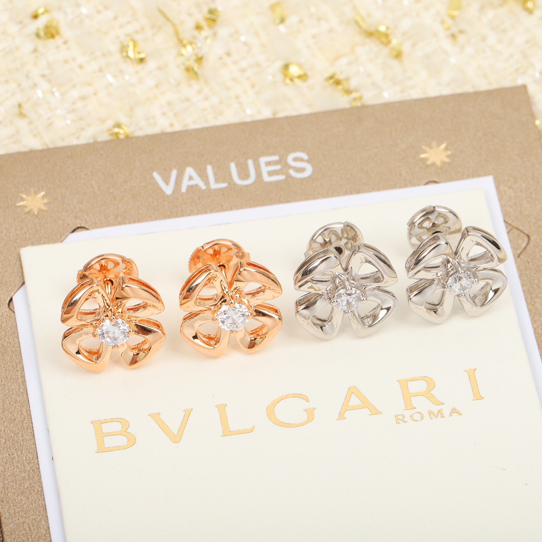 Bulgari Petal Polished Earrings