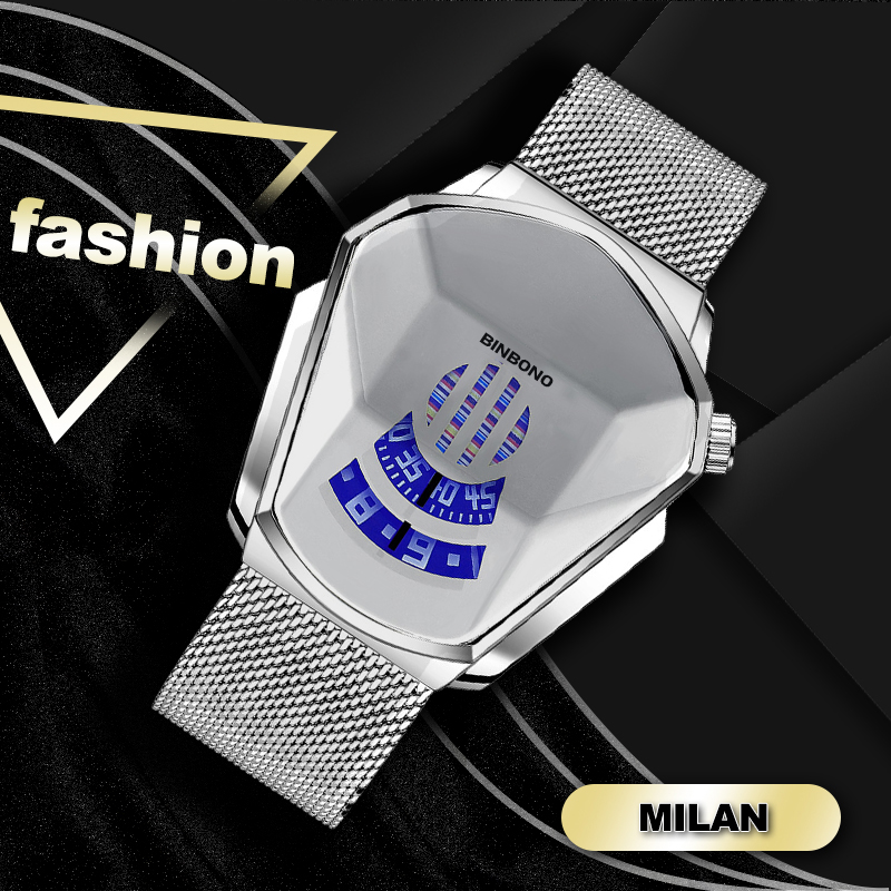 Diamond Style Quartz Watch For Men & Women-Buy Two Free Shipping