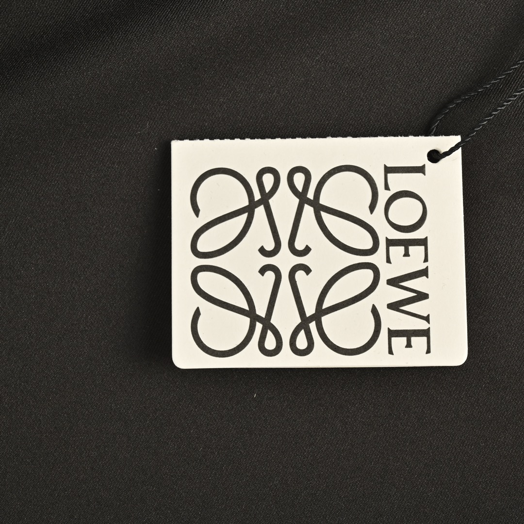 Loewe 24Fw embroidered logo side webbing jacket