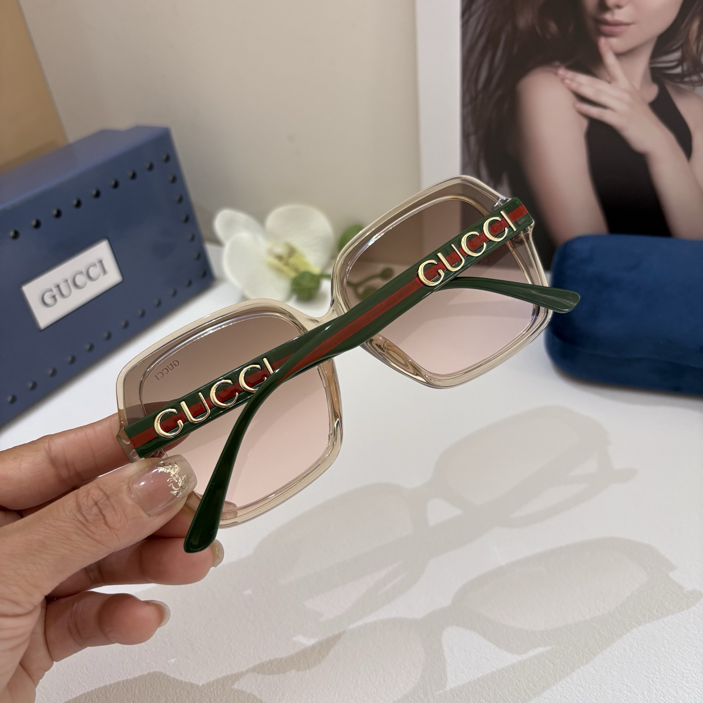 Gucci Round Frame Sunglasses