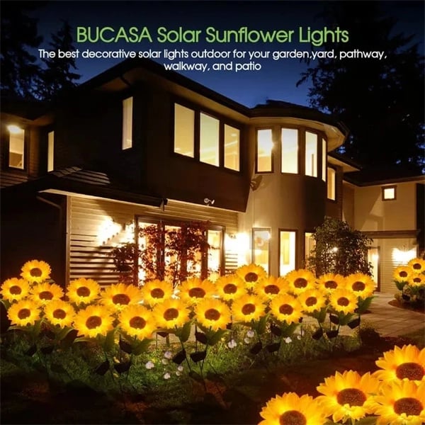 💥Last Day Promotion-[SAVE 50% OFF]--Waterproof Solar Sunflower Light--BUY 3 GET 10% OFF & FREE SHIPPING