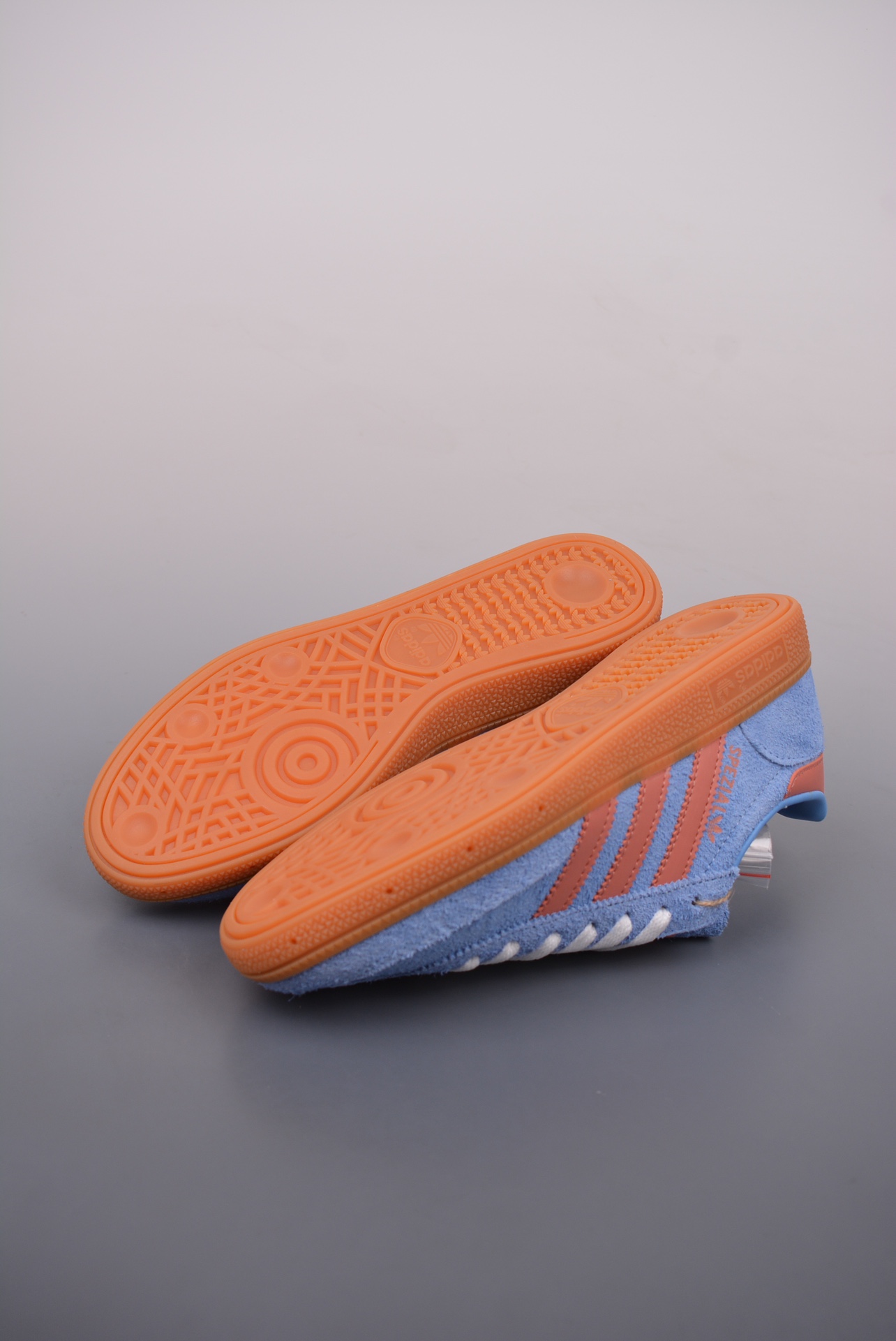 Adidas Originals Handball SPZL Suede Sky Blue Dirty Orange IF6564