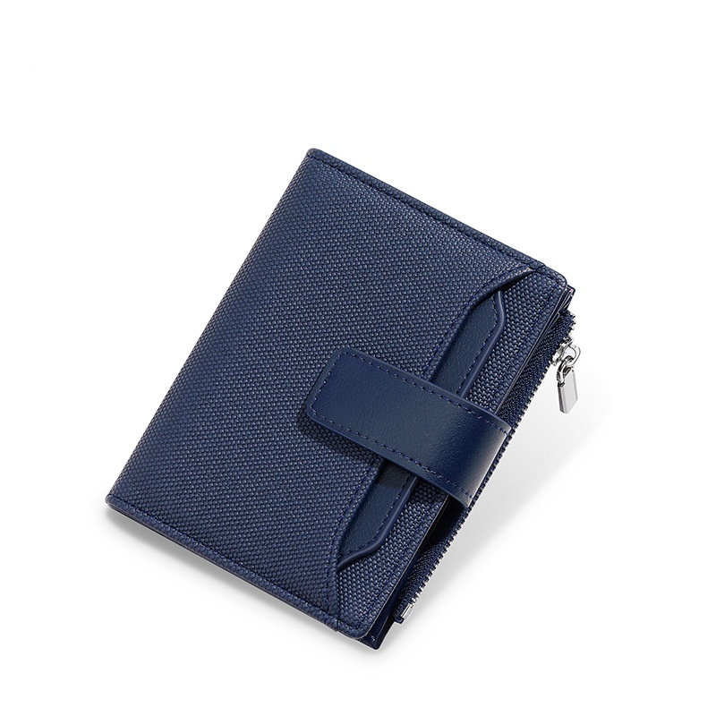 🔥Last Day 50% OFF🔥Small Wallet Leather RFID Blocking Bifold Zipper Pocket Wallet
