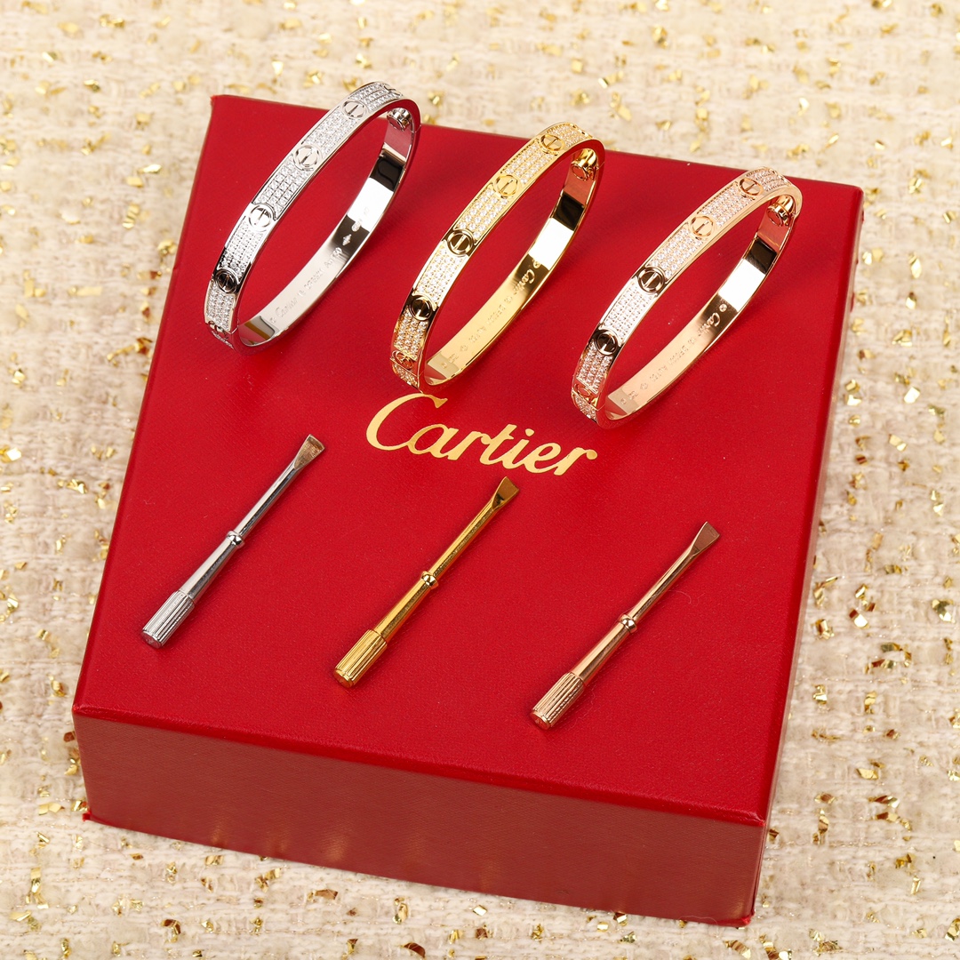 Cartier wide version of the star bracelet