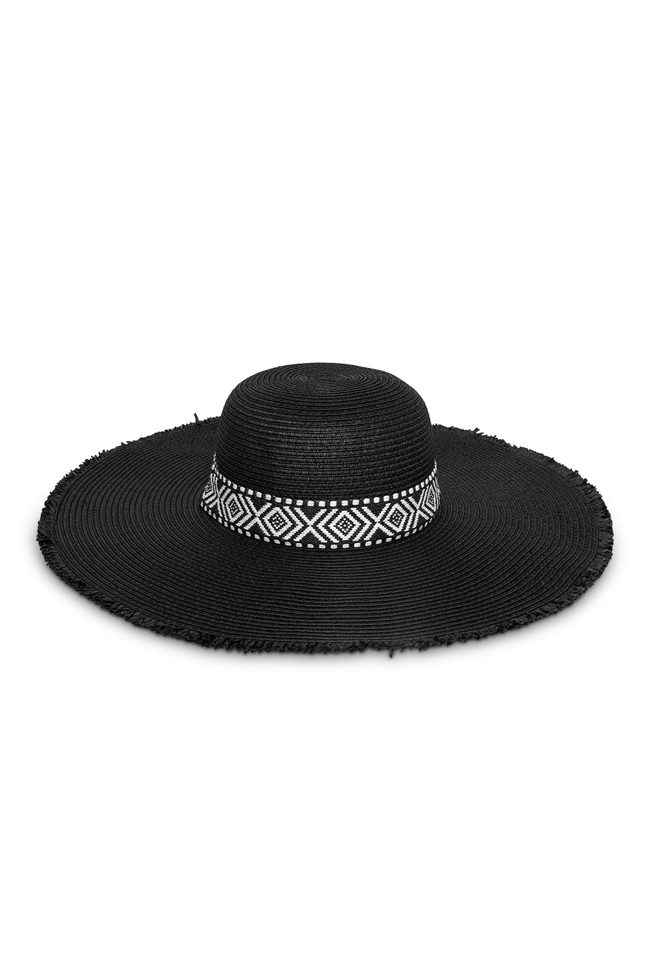 Sombrero Paja Black