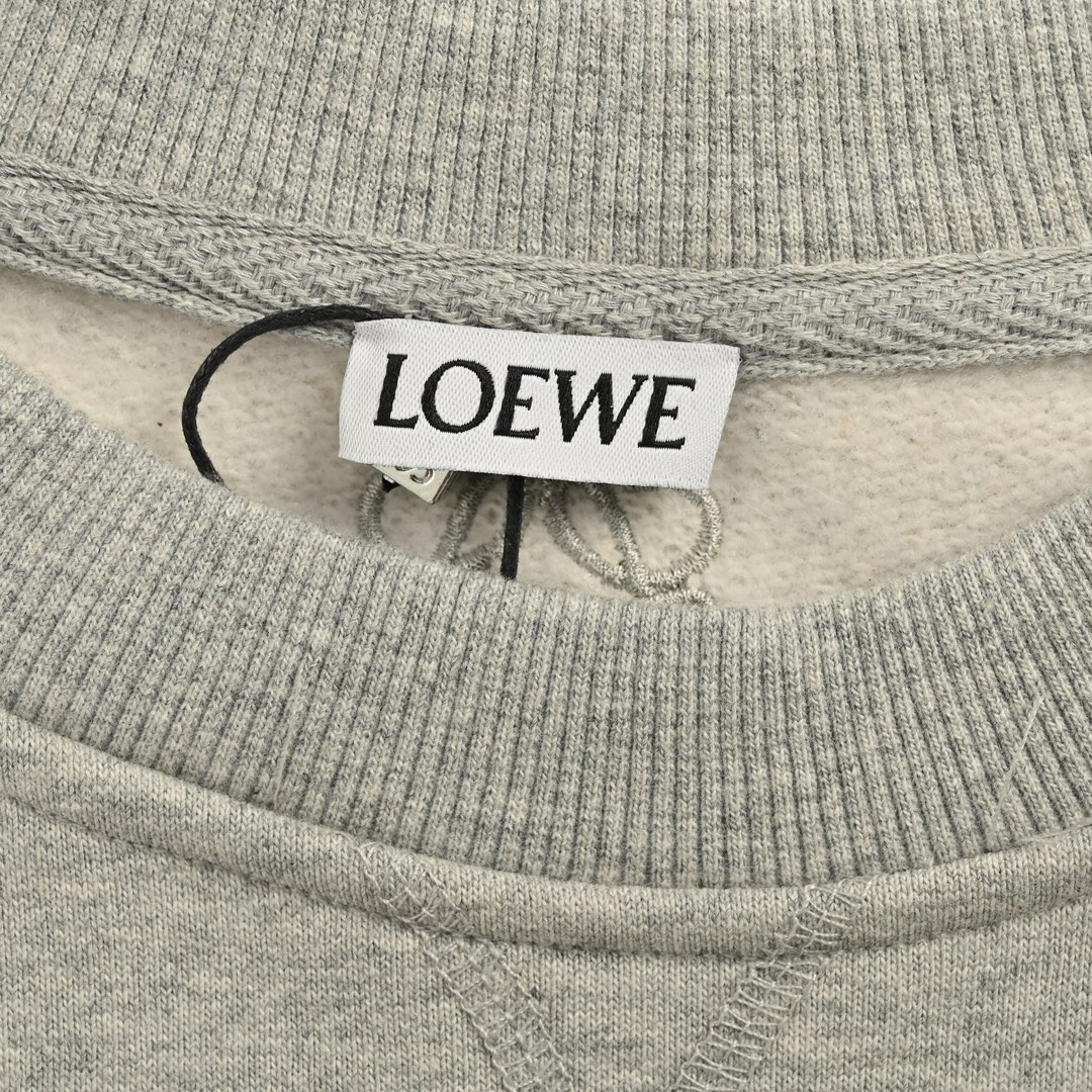 Loewe 24Fw IBIZA series slogan print embroidered logo