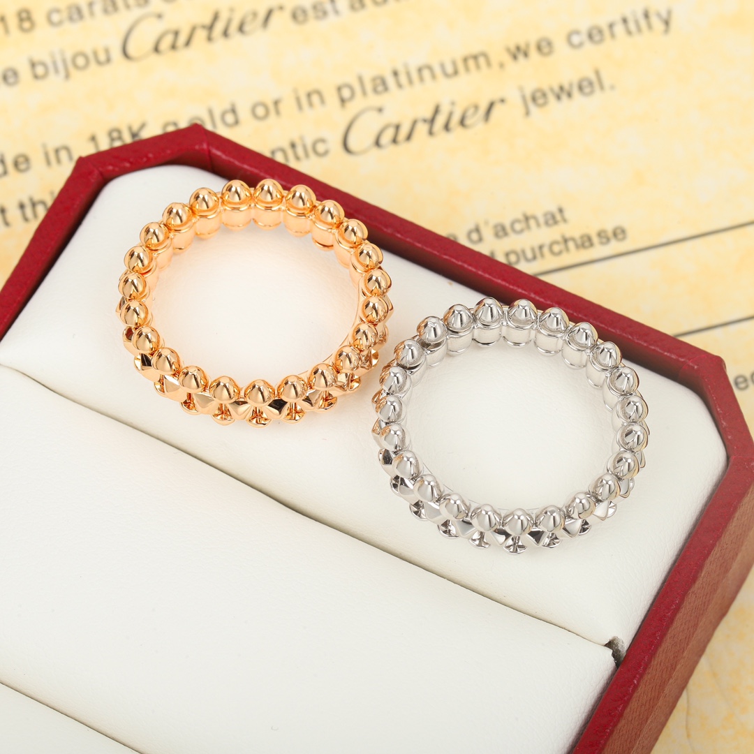 Cartier rivet ring