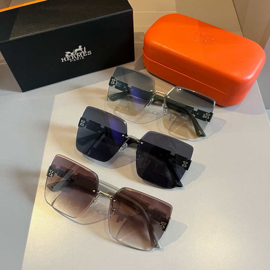Hermes rimless sunglasses