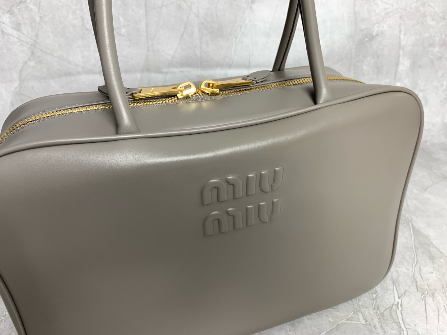 Miu Miu Brown Leather Briefcase 5BB117
