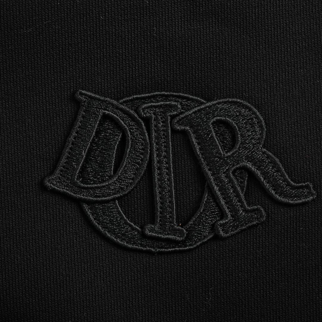 Dior 24Fw two-tone patchwork fleece trousers