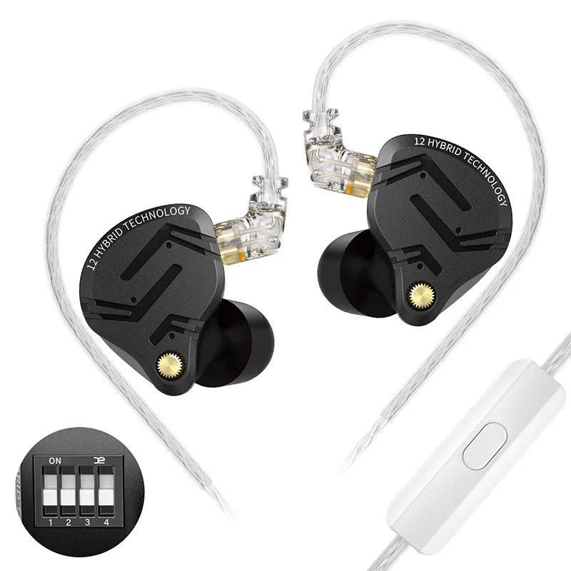 New KZ ZS12 PRO X - 12 Drivers IEM Earphones