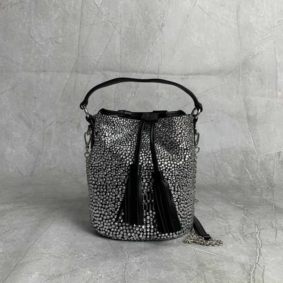 Miu Miu Diamond Bucket Bag 5BE090