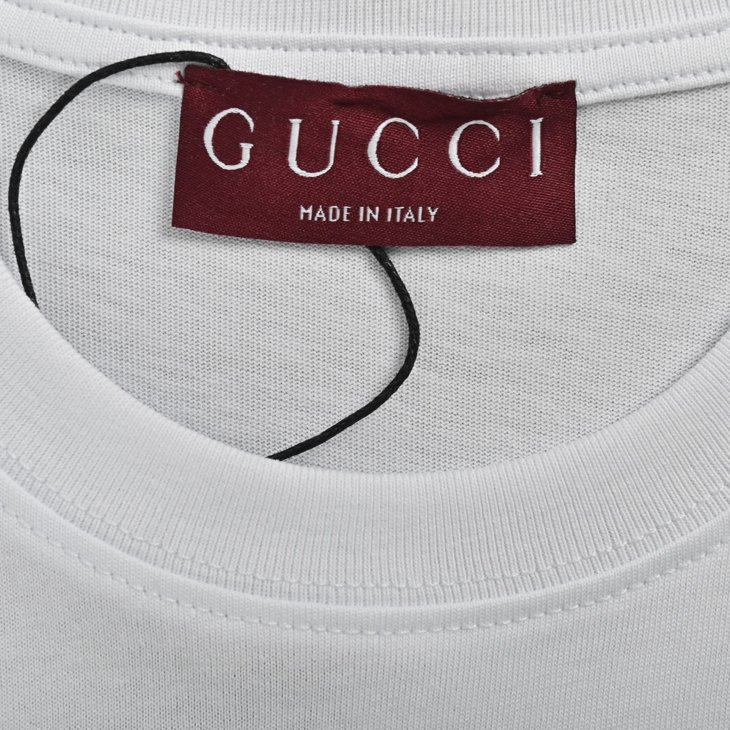 Gucci 25ss chest rose embroidered short sleeve