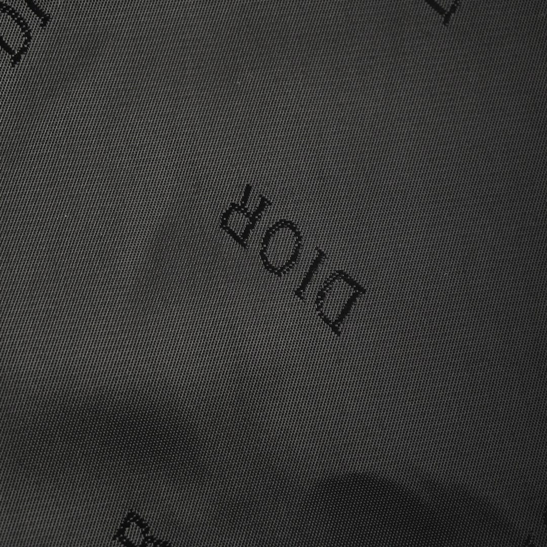 Dior 24Fw front and back embroidered lettering baseball jacket