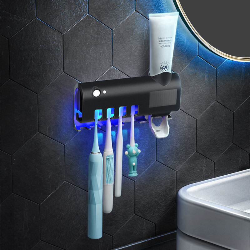 (🔥Last Day Promotion-SAVE 60% OFF) 3-in-1 Ultraviolet Toothbrush Sanitizer Case