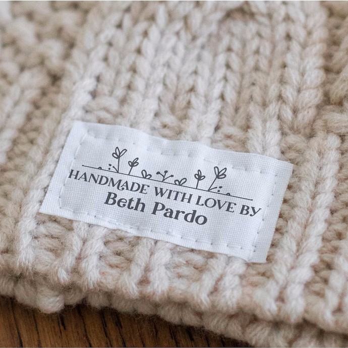 Set of Cotton Fabric Tags