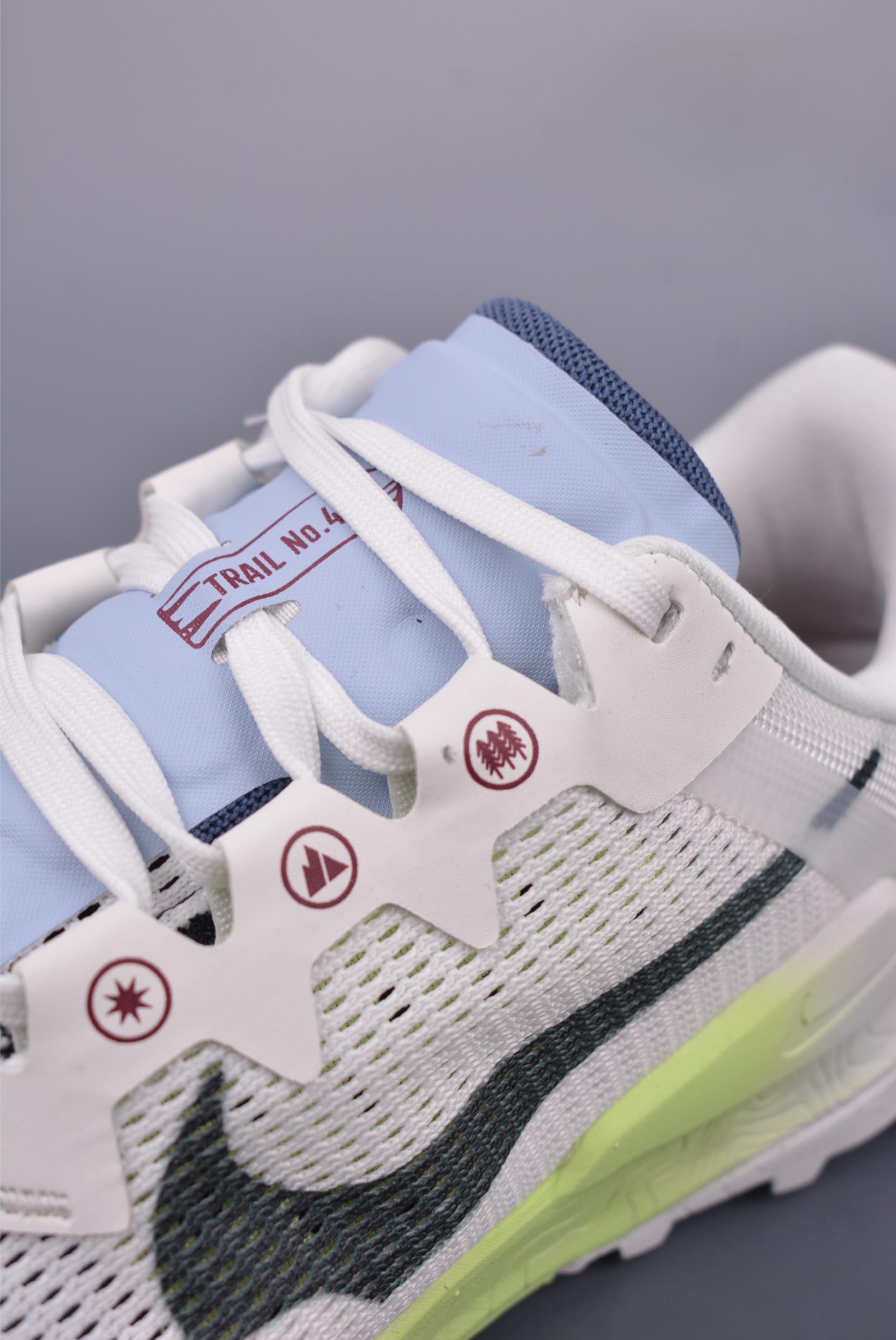 Nike Air React Terra Kiger 9 Running Shoes Gray Green DR2686-103