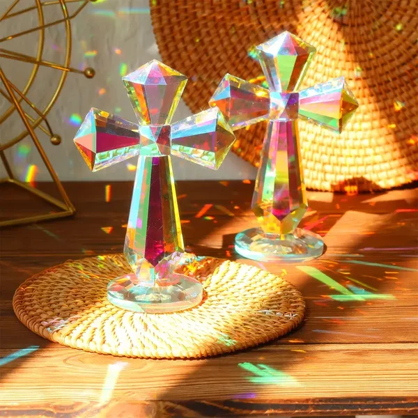 ON SALE🔥✝️💎 6 inch Crystal Cross Suncatcher-✨Buy 2 Get 10% OFF & Free Shipping