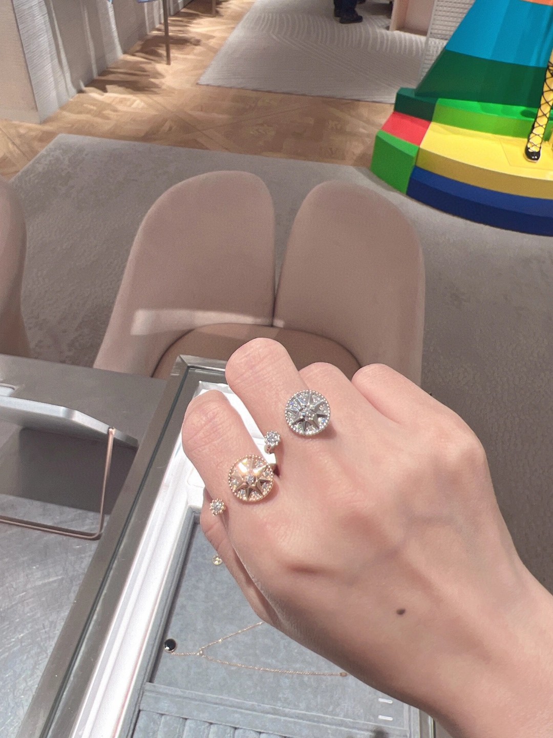 Dior Compass Open Ring