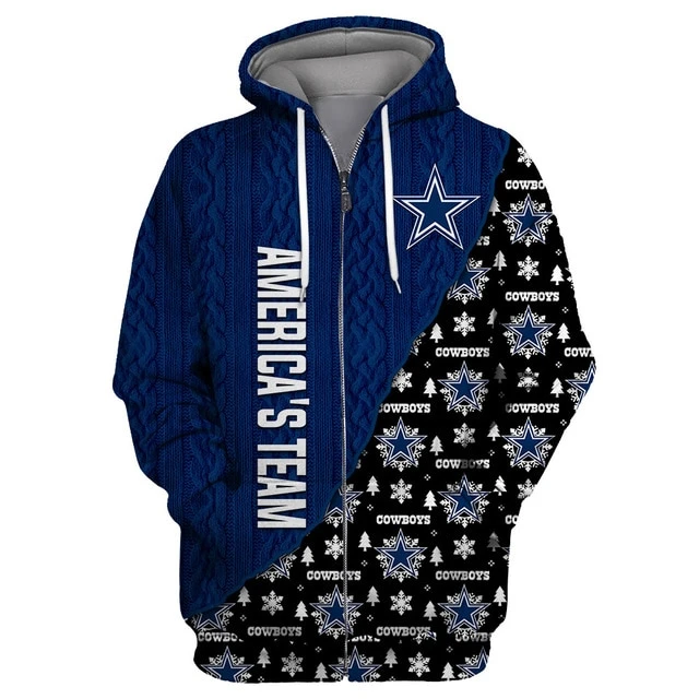 DALLAS COWBOYS 3D CHRISTMAS HOODIE ABC03