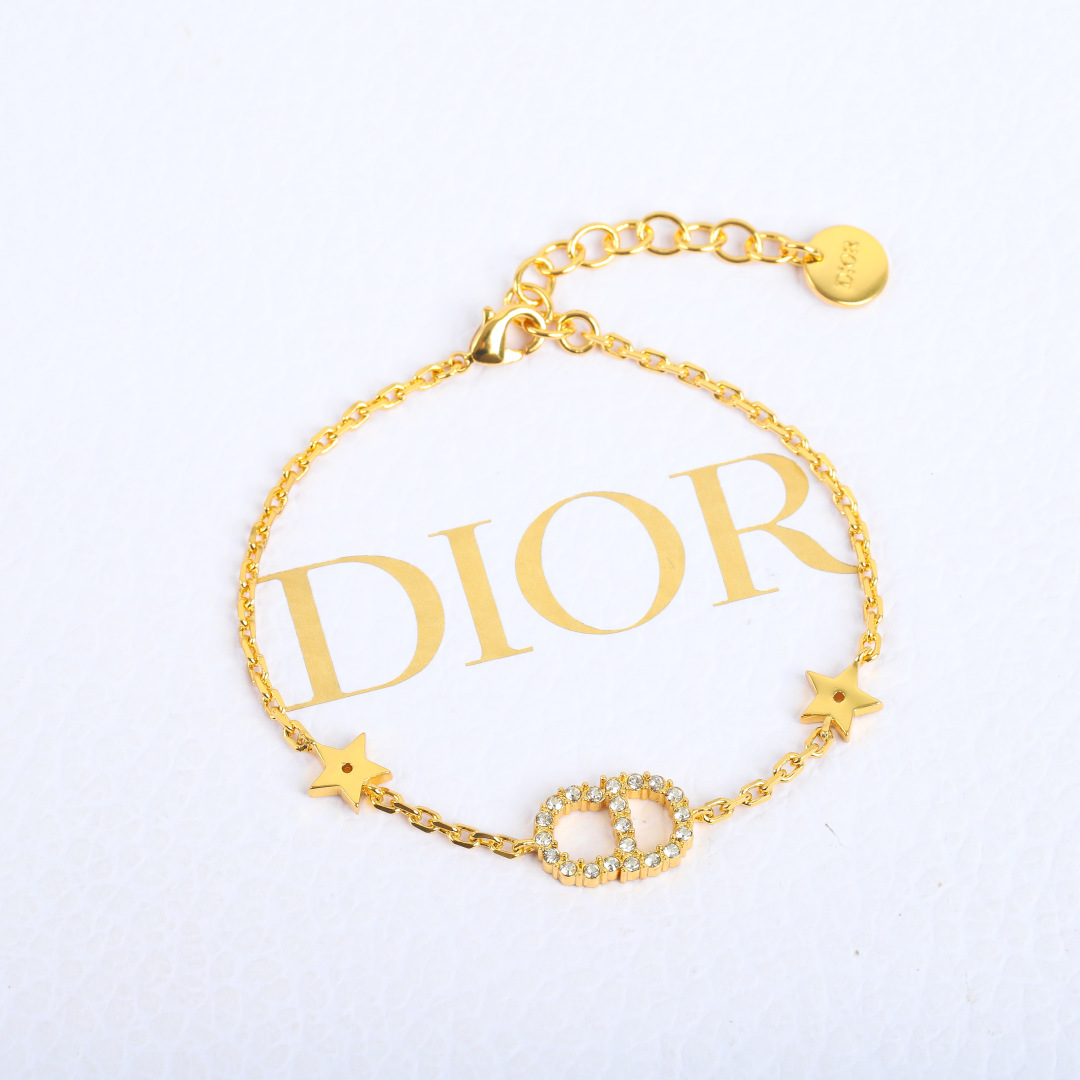 Dior Diamond CD Star Bracelet