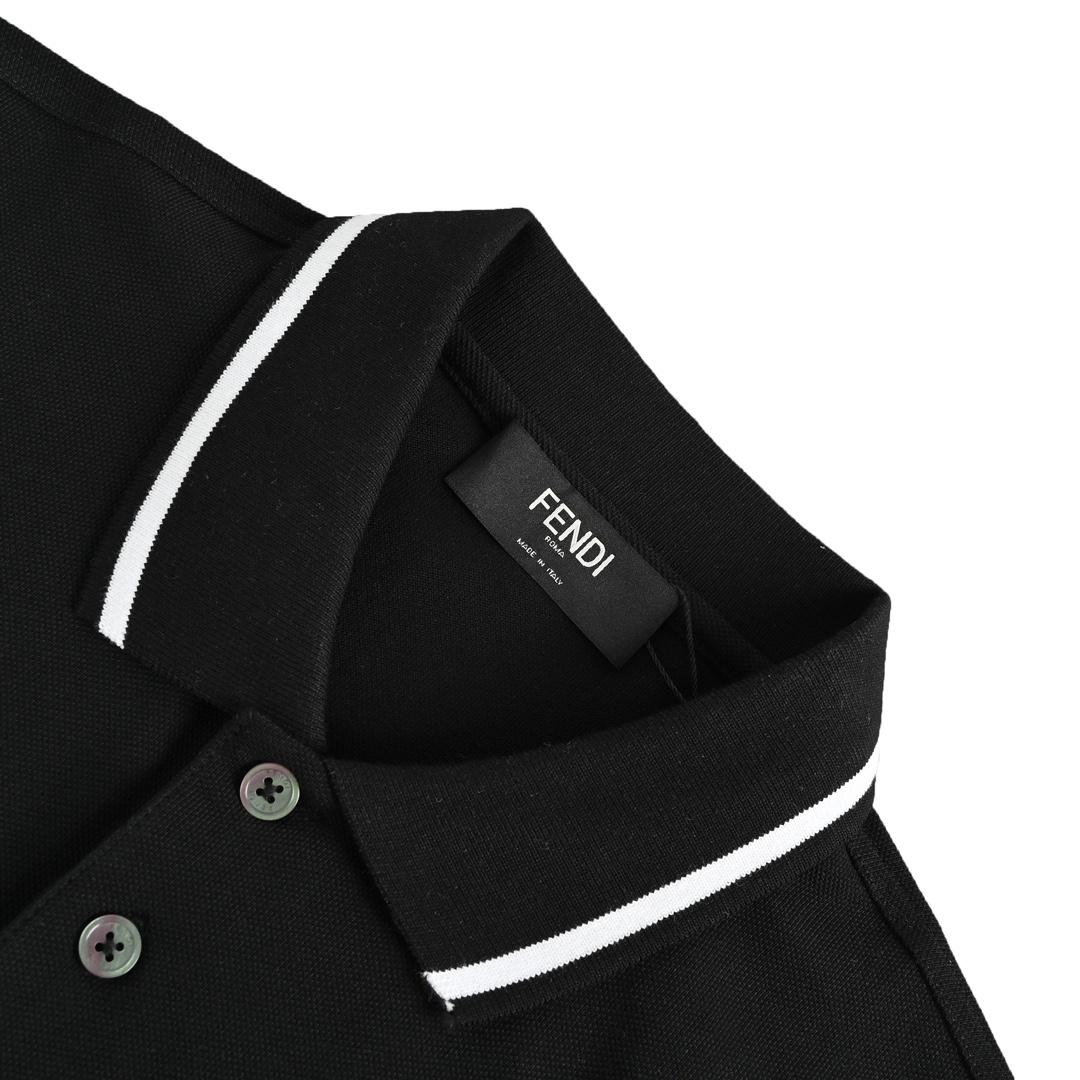 Fendi classic monster eyes Polo short sleeve