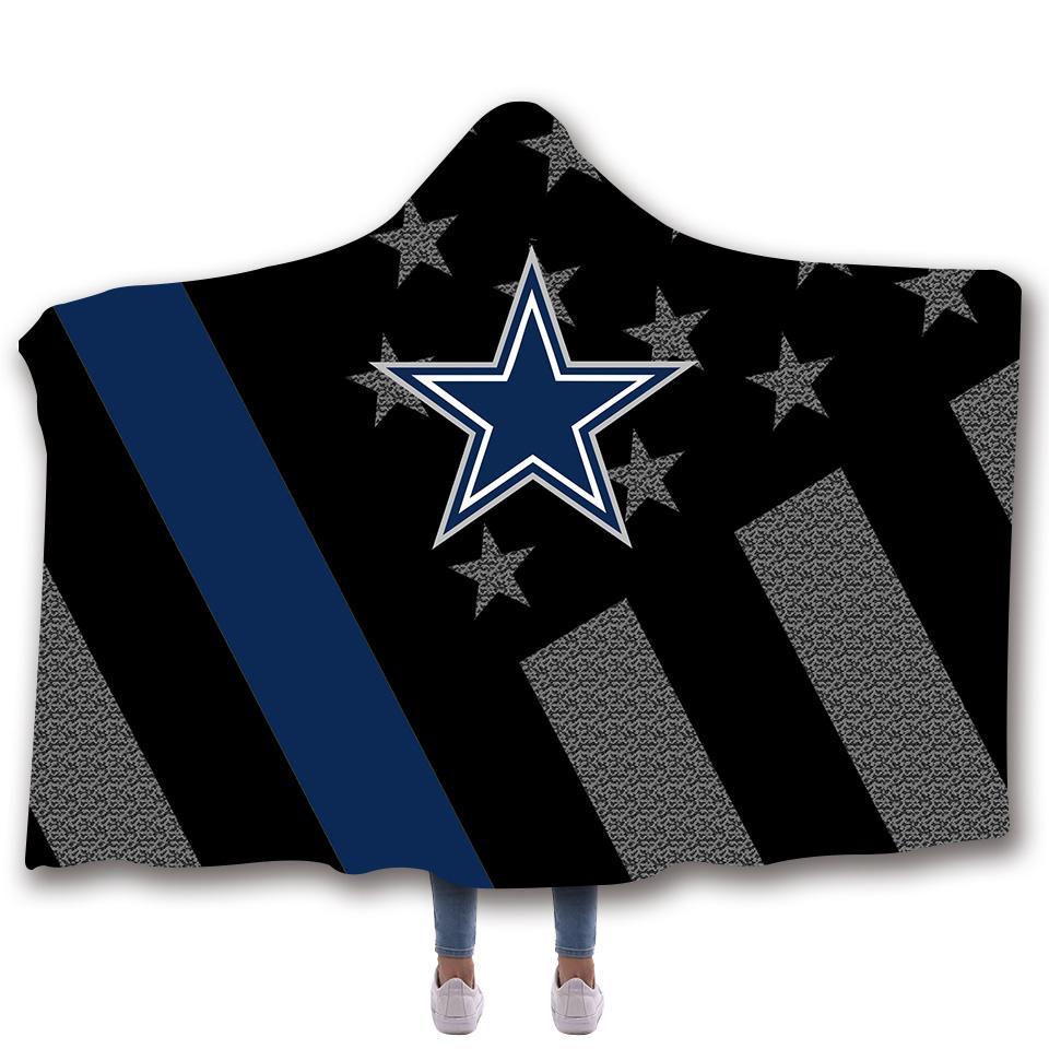 DALLAS COWBOYS CLASSIC 3D HOODED BLANKET