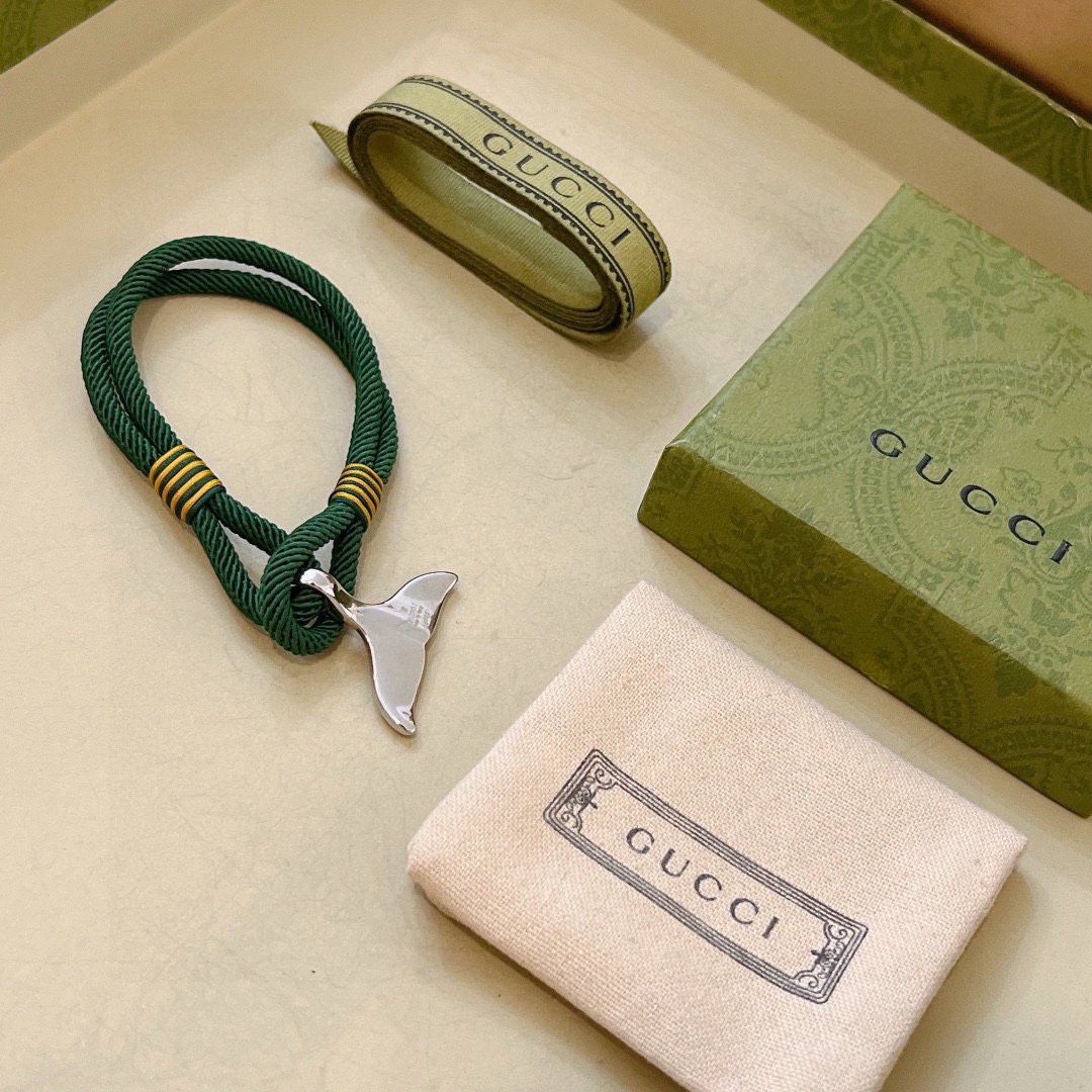 Gucci Braided Fishtail Bracelet